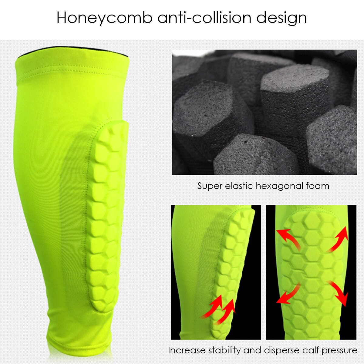 Sport Bescherm 2 Stuks Kalf Beschermhoes Professionele Crashproof Shin Guards Fit Voor Voetbal Basketbal Fietsen Klimmen