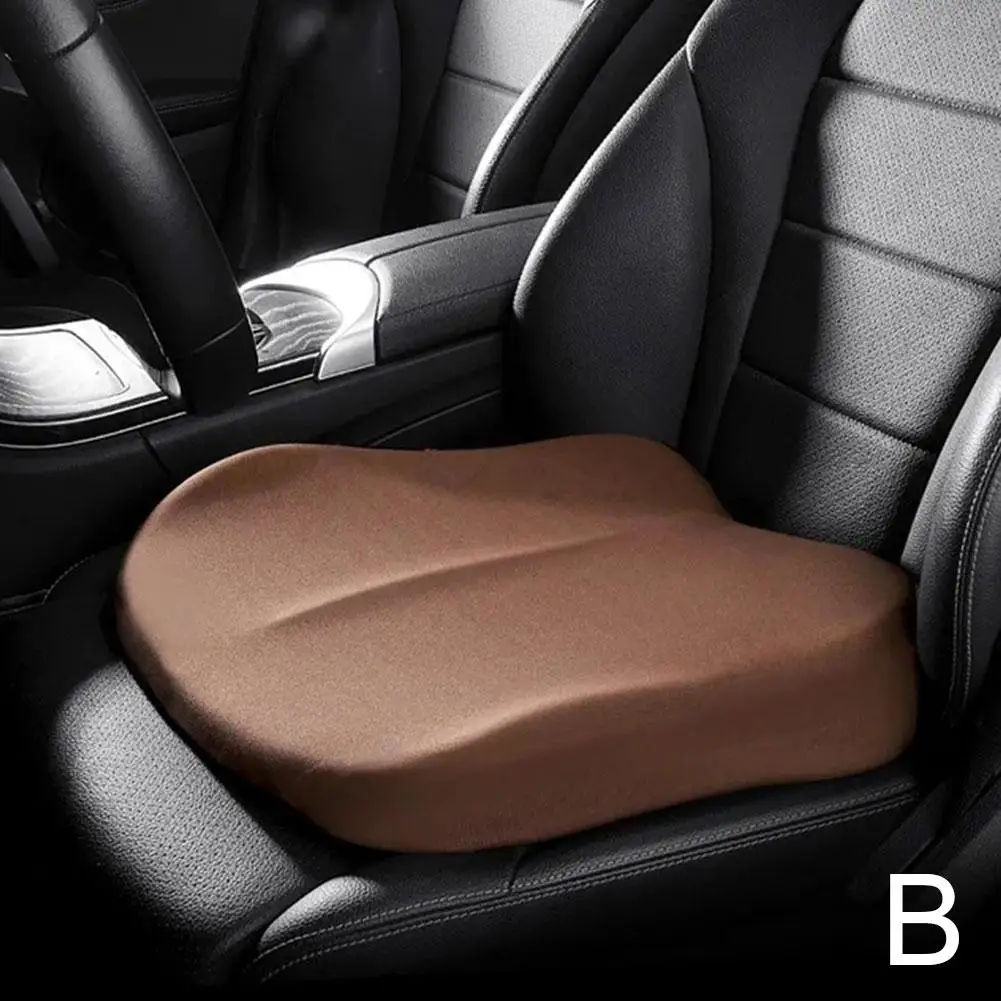 Car Main Driver Seat Booster Seat Cushion Memory Foam Protection Lumbar Main Driver Seat Mat All-season Universal For Car Home: dark blue