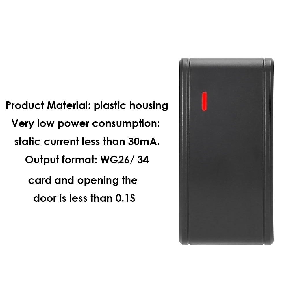 IP68 Waterproof 125Khz/13.56Mhz Access Control Mini Card Reader RFID Reader For Access Controler WG26/34 Output