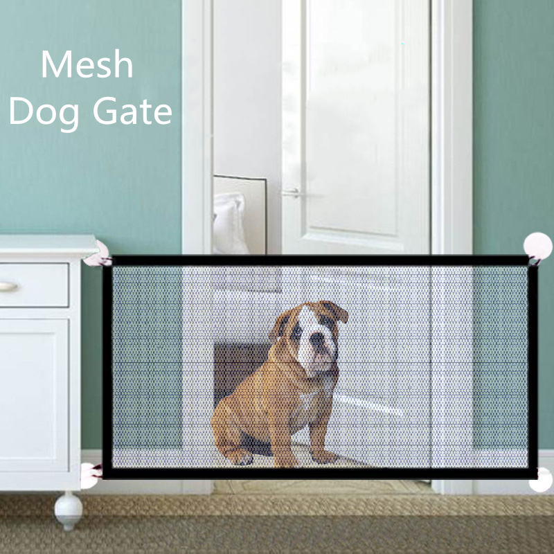 Mesh Hond Poort Intrekbare Hek Hond Indoor Verwijderbare Pasteable Hond Veiligheid Gate Voor Hond Behuizing Dierbenodigdheden