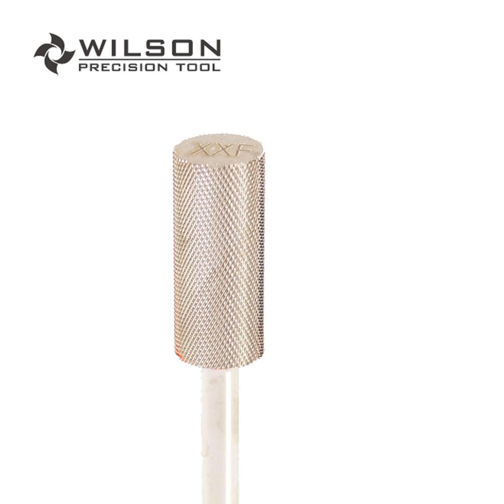 Small Barrel - Double Fine (XXF) - Gold / Silver - WILSON Carbide Nail Drill Bit: Silver