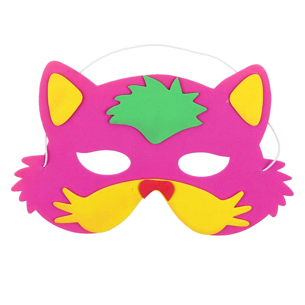 1pc søte eva skum dyr maske for barn bursdagsfest kostyme tilbehør dress up tilfeldig