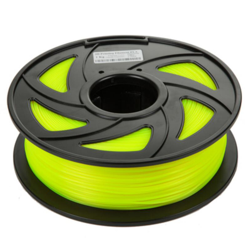 Filament pour imprimante 3D CTC 1.75 1KG PLA | de supérieure, ABS bois TPU PetG PP PC matériaux de Filament en plastique pour RepRap: UV yellow