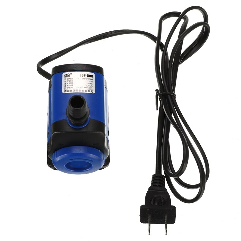 1Pc 5/14/20/35/45/80W 500-3500L/H Ultra-Quiet Submersible Water Pump Filter Fish Pond Fountain Aquarium Tank High-lift EU Plug
