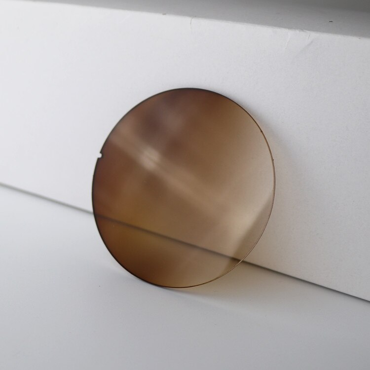 Solbriller linser gradient brun farge  uv400 base kurve 6 diameter 75mm exia optisk  e11a serie