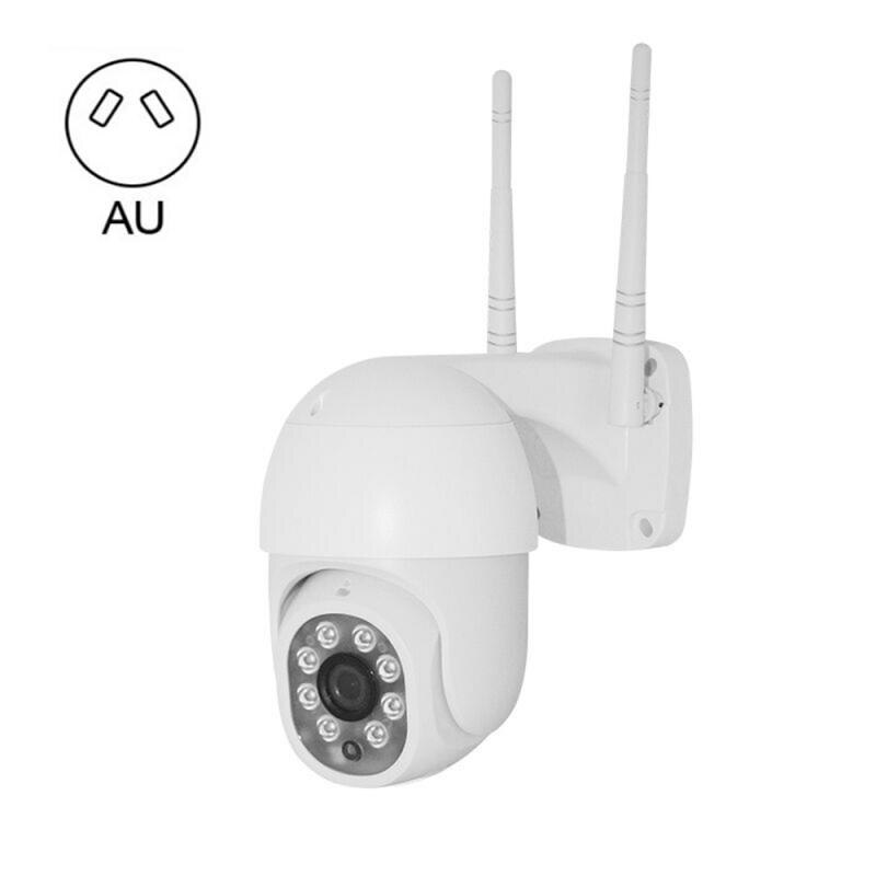 Wifi Outdoor Speed Dome Wireless Wifi Security Camera Pan 1080P PTZ IP Camera Tilt 4X Digital Zoom 2MP Network CCTV Surveillance: AU