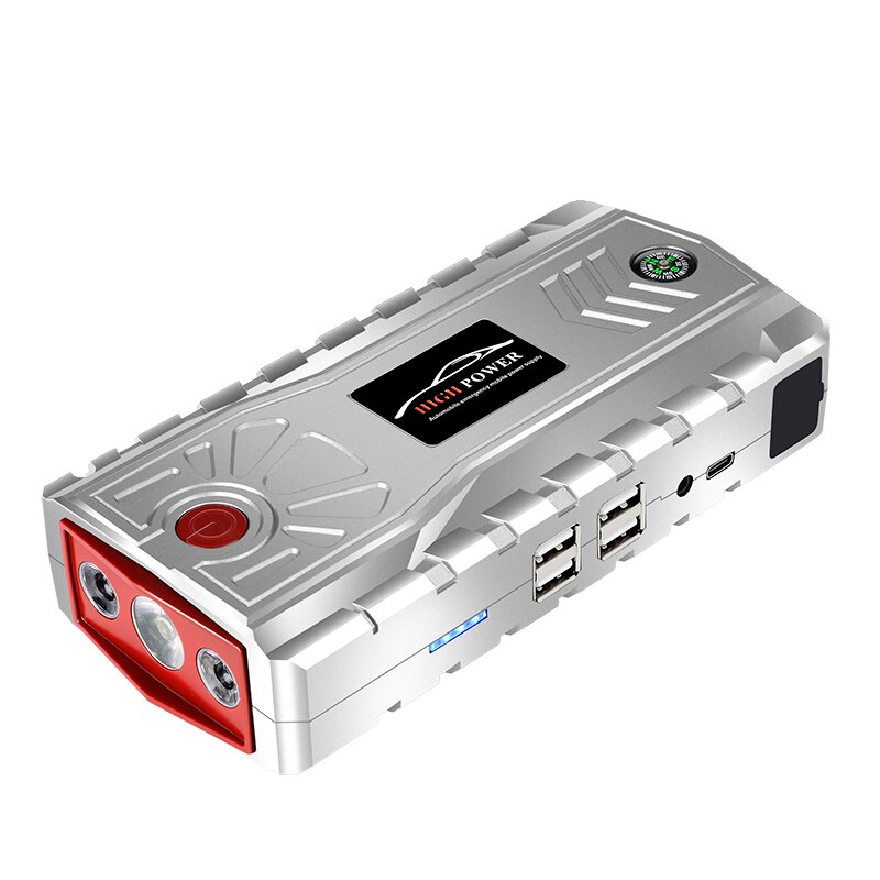 portable car starter 600A 4 USB car battery booster charger