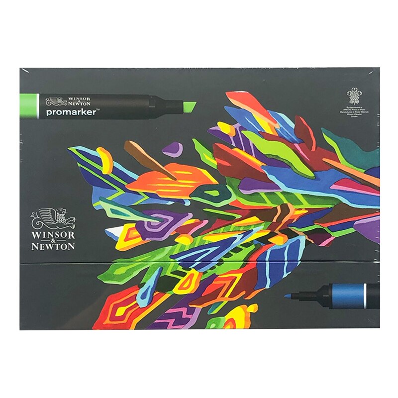WINSOR &amp; NEWTON Promarker 6/12/24/48/96 Colors Set Twin/ Double Tip Alcohol Based Marker Pens Pro Marker For Artists