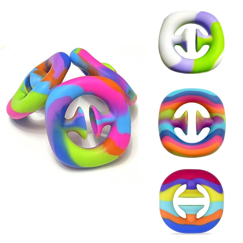 Anti Stress Fidget Toy Finger Hand Grip Simple Dimple Stress Reliever Adult Child Brinquedos Toys Decompression