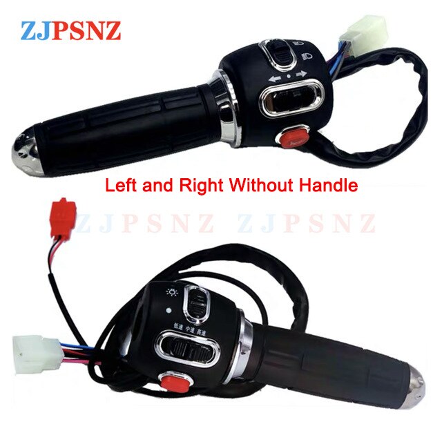 Throttle Handle Speed Shift Regulator Control Grip Horn High Beams Low Beams Turn Signal Brake Switch Electric Vehicle Scooter