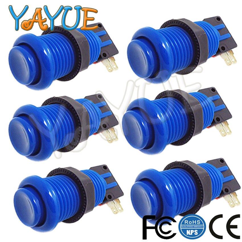 12pz Happ Stile Bottoni Americano Stile FAI DA TE Pulsante di porticato Interruttore micro Interruttore per La macchina del Gioco di Galleria