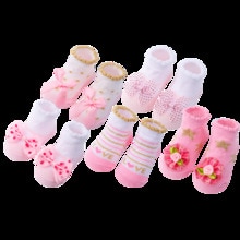 Calcetines de algodón para bebé recién nacido, 5 par/lote, calcetines para bebé y niñas, bonitos calcetines cortos, accesorios de ropa para 0 a 6 meses