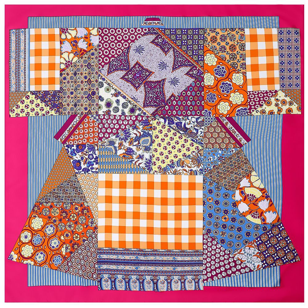 Vintage sidenscarf kvinnor foulard satin sjal scarfs tryck stor storlek fyrkantiga silke hår huvudsjalar