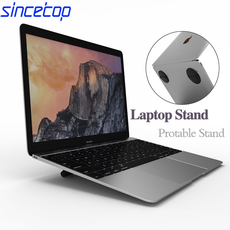 Sincetop bærbar køling bærbar stativ tilbehør holder pc support 10-17 tommer notesbog til macbook pro 13 latop stativholder
