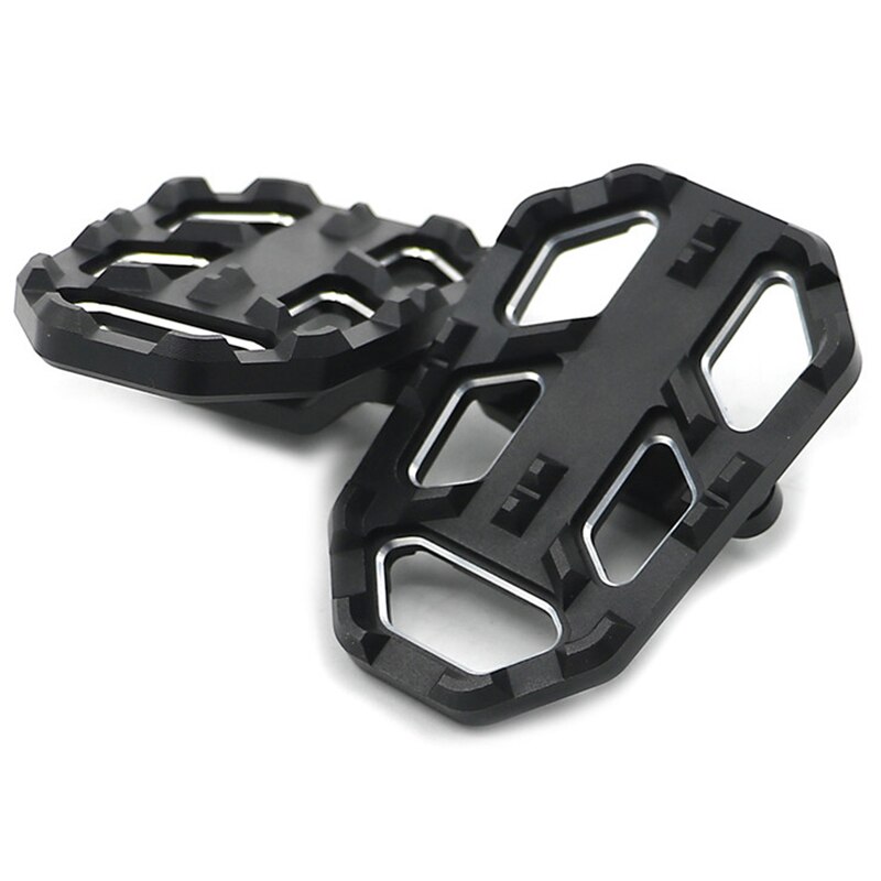 For Honda Nc700X Nc700S And Nc750X Nc750S Cnc Aluminum Motorbike Foot Pegs Footpegs Footrests(Black)