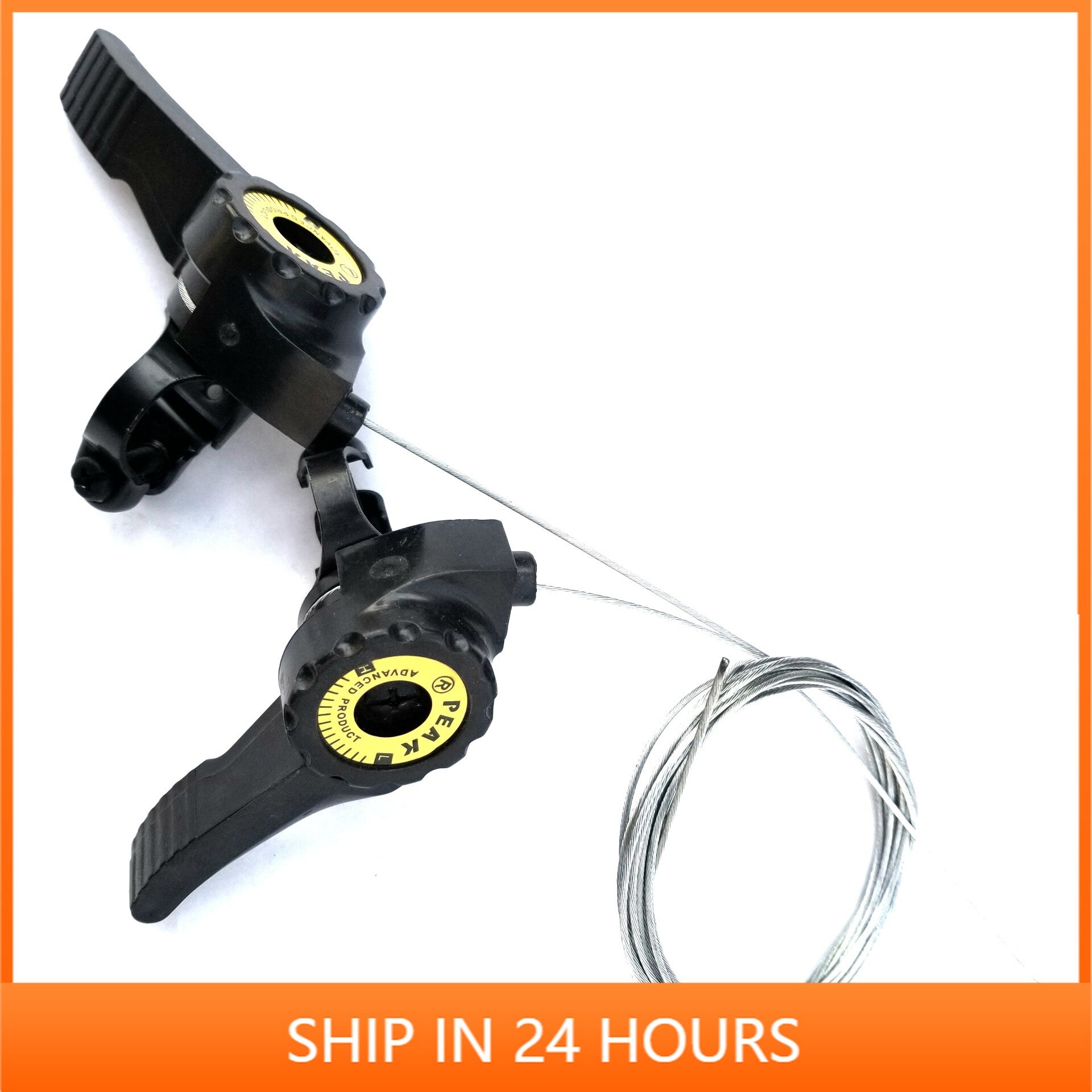 1 Paar 3x 5/6/7 Speed Mtb Duim Shifter Top Mount Shifters Met Innerlijke Kabel Mountain Racefietsen duim Gear Shifter Lever