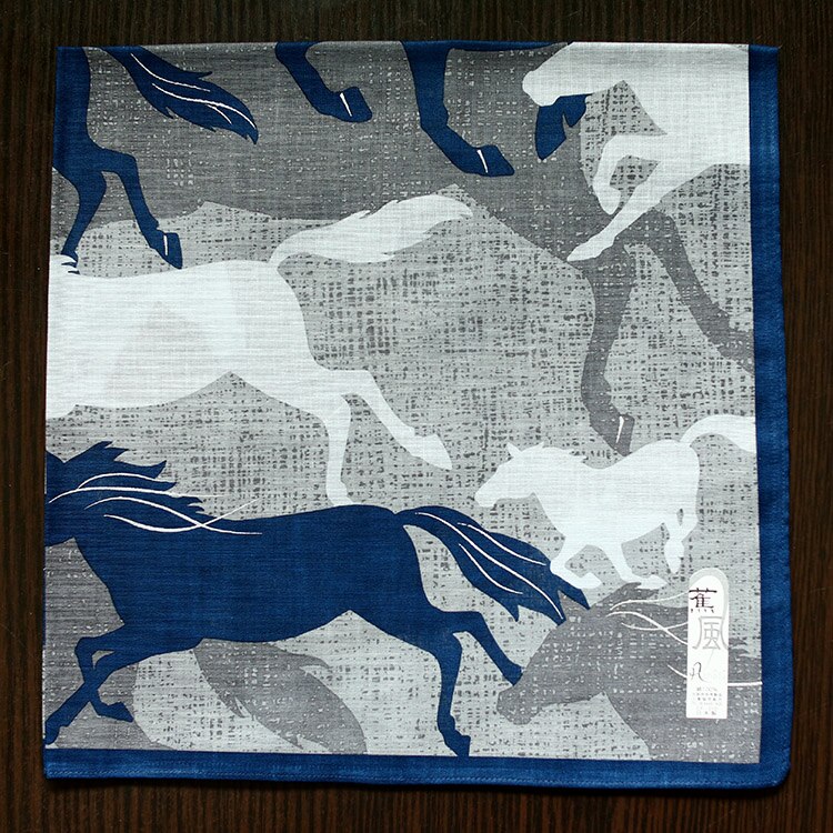 Mouchoirs en coton japonais de bonne , mouchoir de poche pour hommes, mouchoir carré à poche fine de 53x53cm: Bleu