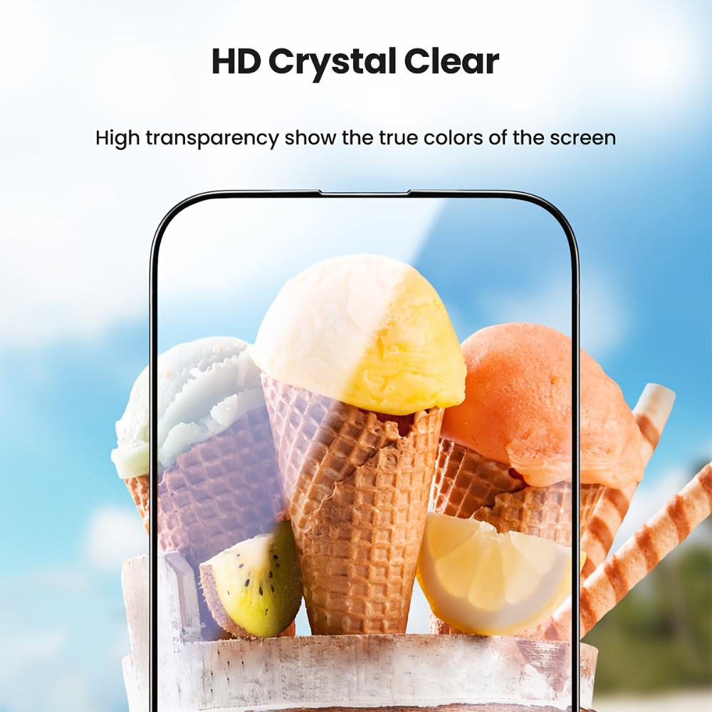 2Pcs HD Clear Tempered Glass Screen Protector With Install Kit Auto-Alignment Kit For iPhone 17 16 15 14 13 12 11 Pro Max 17Air