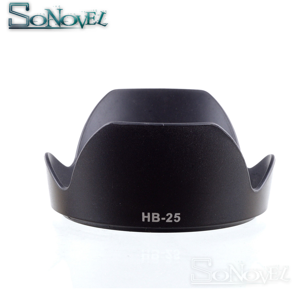 HB-25 Lens Hood para Nikon AF 24-85mm f/2.8-4D/AF-S VR ED 24 -120mm f/3.5-5.6G IF com D810 D800 D760 D750 D610 D600 D300S D500