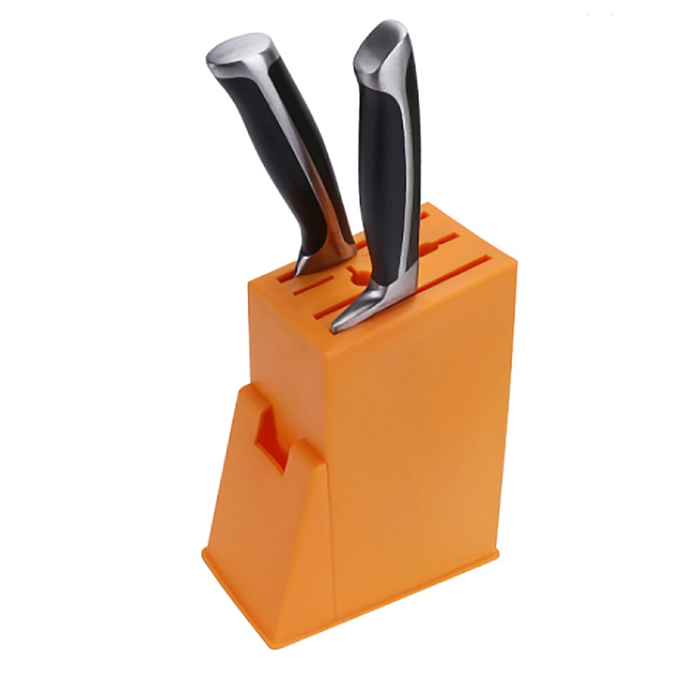 Porte-couteau de cuisine, bloc de rangement , étagère de vidange, présentoir de couteaux de Chef, noir