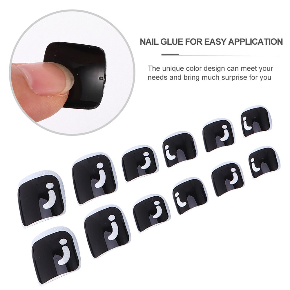 72Pcs Fonkelende Voet Decal Natuurlijke Valse Nagels Nep Teen Nail Voor Salon Huis