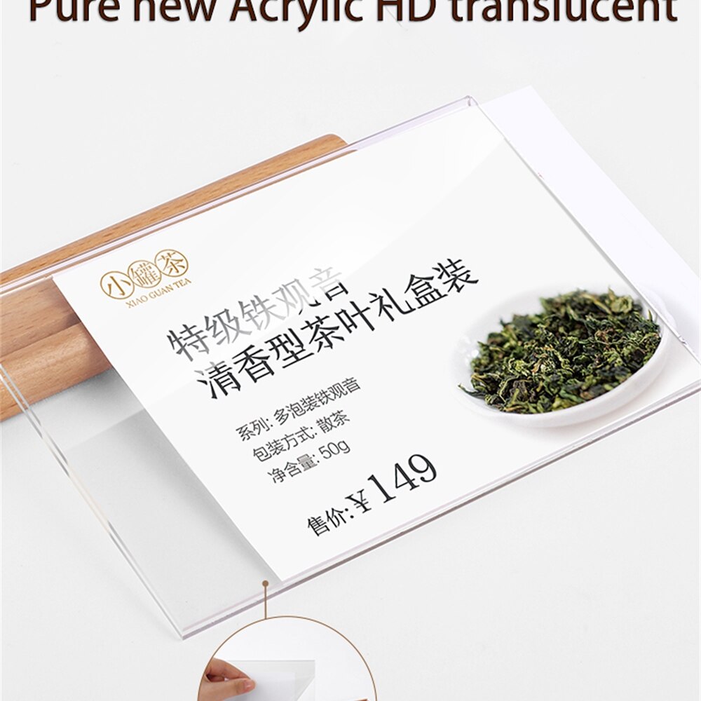 Acrylic Display Stand Set Table L-shaped Table Sign High Commodity Price Display Vertical T-shaped Display Stan