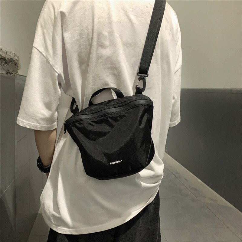 Messenger bag college style shoulder bag street trend shoulder bag student bag