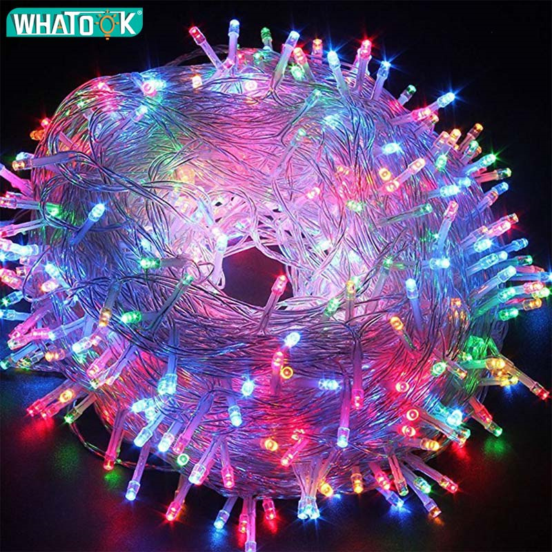 10m-100m LED String Light Christmas Lights Indoor Outdoor Tree Decoration Lighting Waterproof Garland Fairy Light: RGB / N