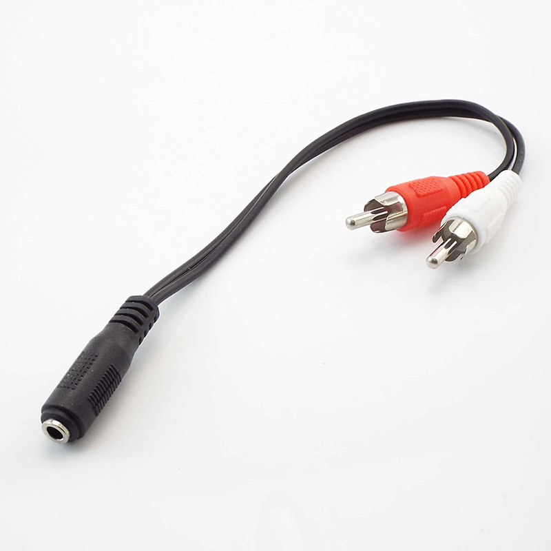 AV Cable Wire Cord 3pole 4 pole 3.5mm male female Jack Plug To 2RCA 3 RCA male female Adapter 3RCA Audio video B4