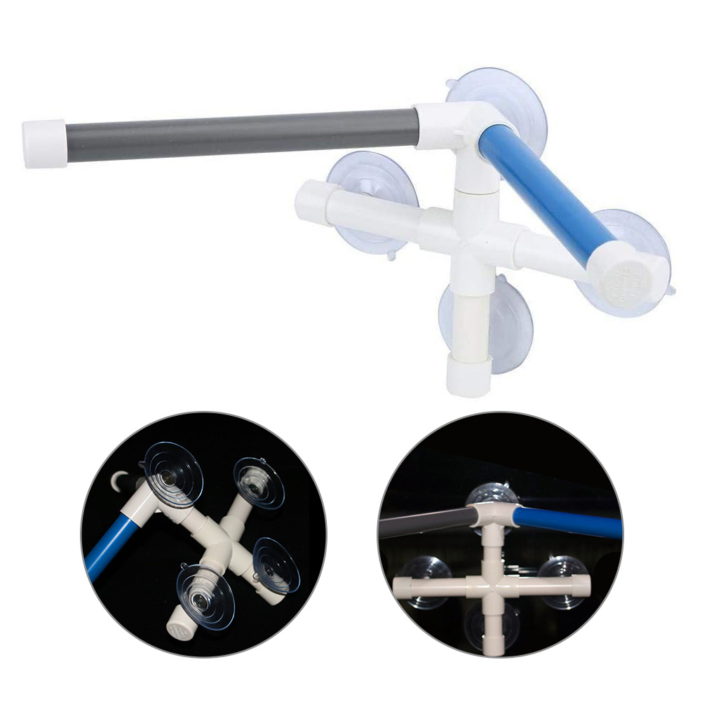 Portable Foldable Perch For Parrot Macaw Wall Mounted Toy Bird Bath Stand PVC With Suction Cup Outdoors Garden Platform Rack