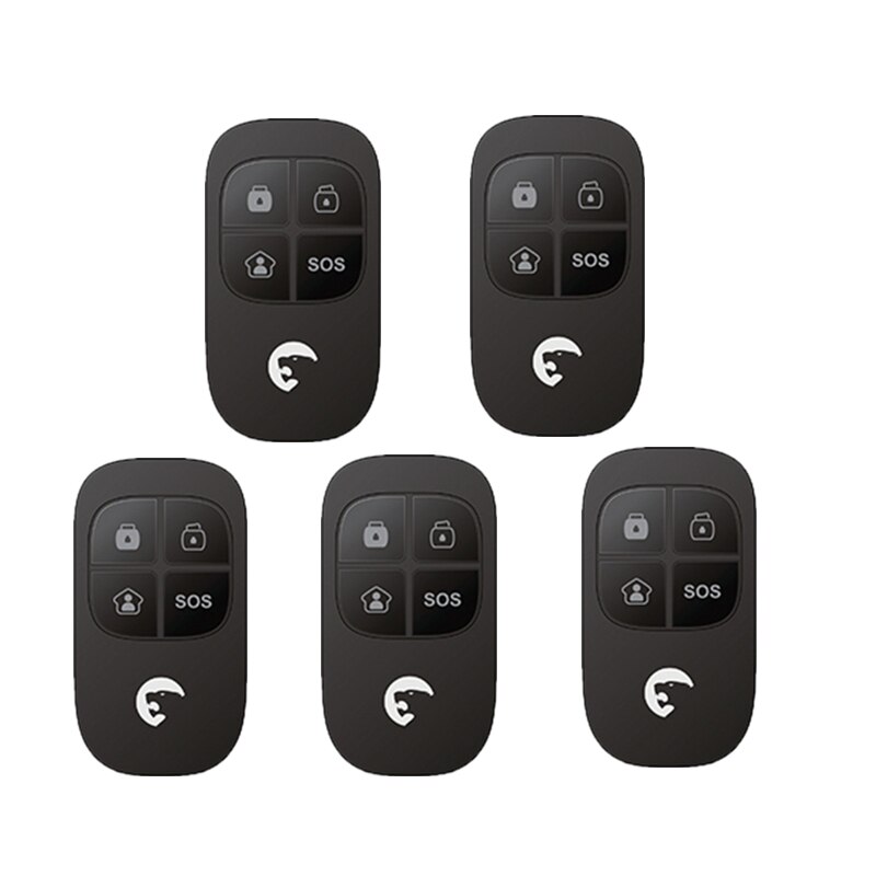 433Mhz Draadloze Afstandsbediening Voor Etiger Alarmsysteem S4 Gsm Alarmsysteem En Chuango Alarm Host: 5PCS