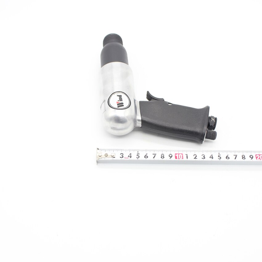 4 Chisels Heavy Duty Long Barrel Air Hammer Straight Type Pneumatic Hammer Tool Kit