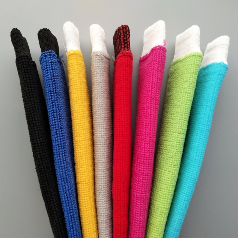 Badminton racket greb betræk elastisk antislip vaskbar svedabsorptions håndklædeindpakning til tennisfiskeri dobbelt vandabsorption