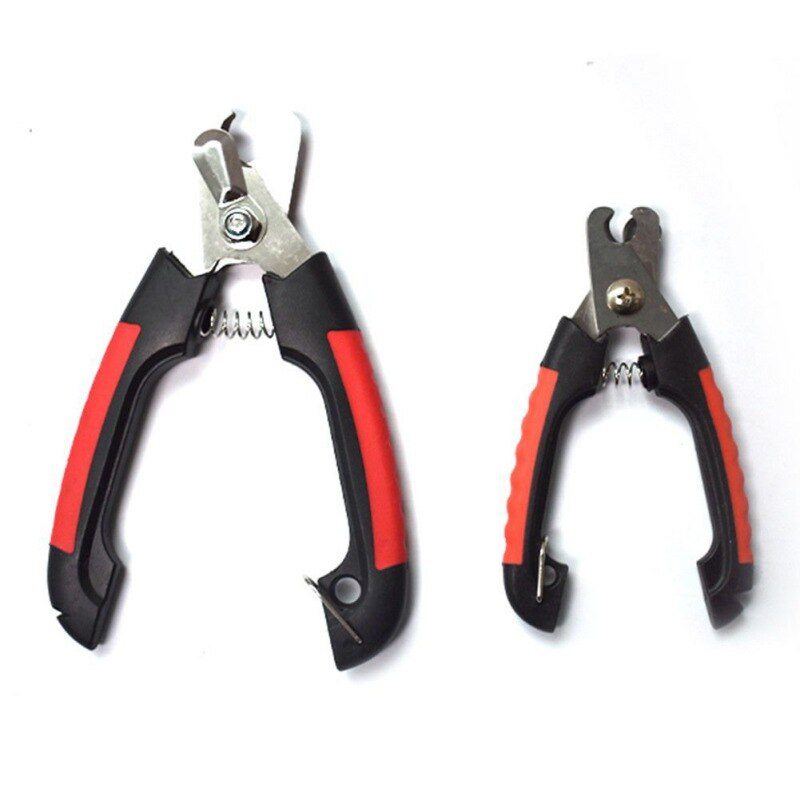 Professionele Hond Nagelknipper Cutter Rvs Grooming Schaar Clippers voor Dieren Katten met Lock Maat S M