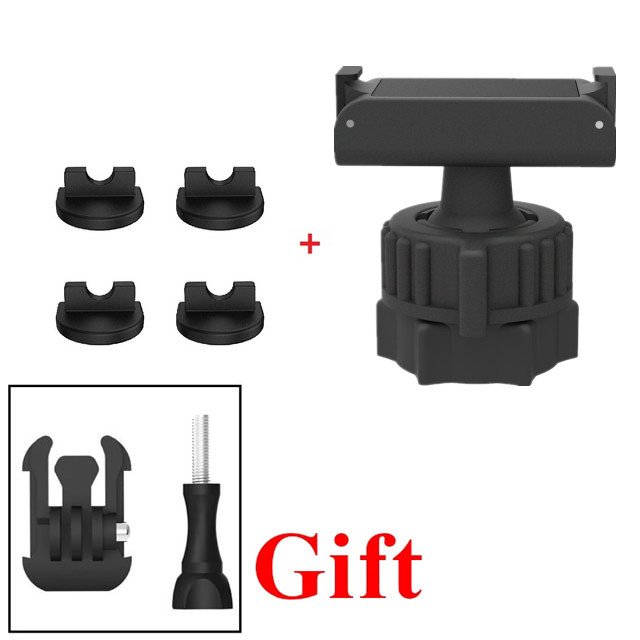 DJI Action 2 Magnetic Adapter Mount 1/4 Interface Mount Bracket Ball Head for DJI Osmo Action 2 Sports Camera Accessories: buckle option 3