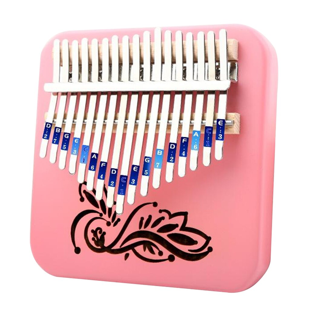 17 Toetsen Kalimba Vinger Musical Draagbare Duim Piano Mbira Instrument Duim Harp Piano Paddestoel Gecko Kalimba