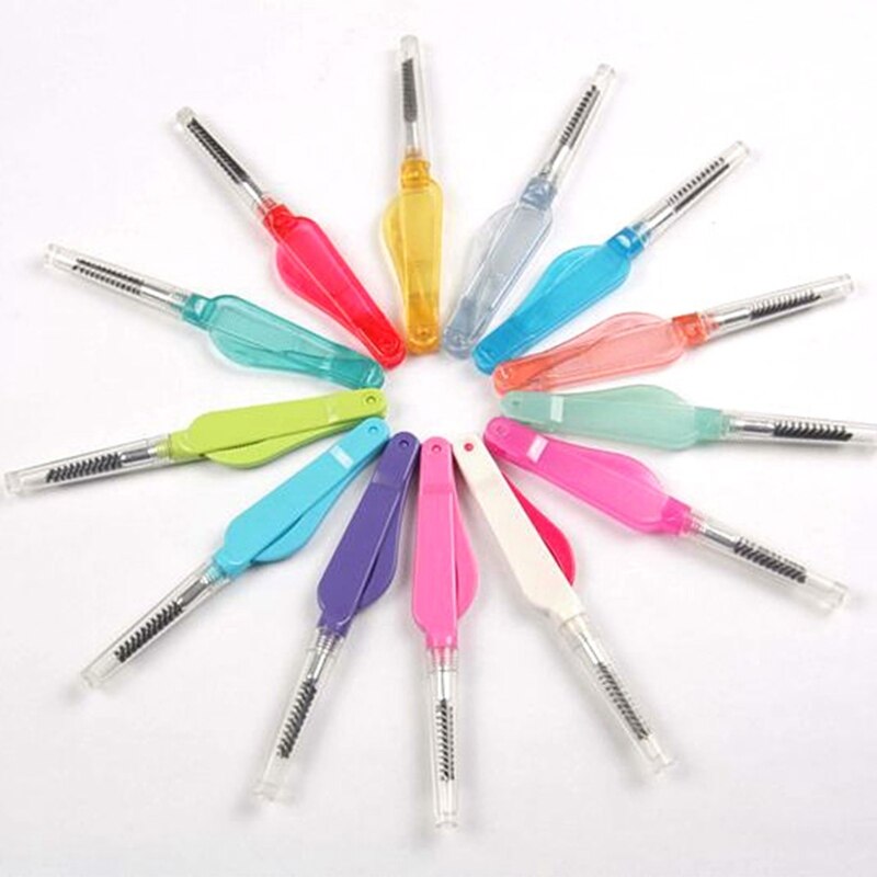 Opvouwbare Wenkbrauw Wimper Borstels Extension Borstel Kam Cosmetische Make-Up Tool F1FF