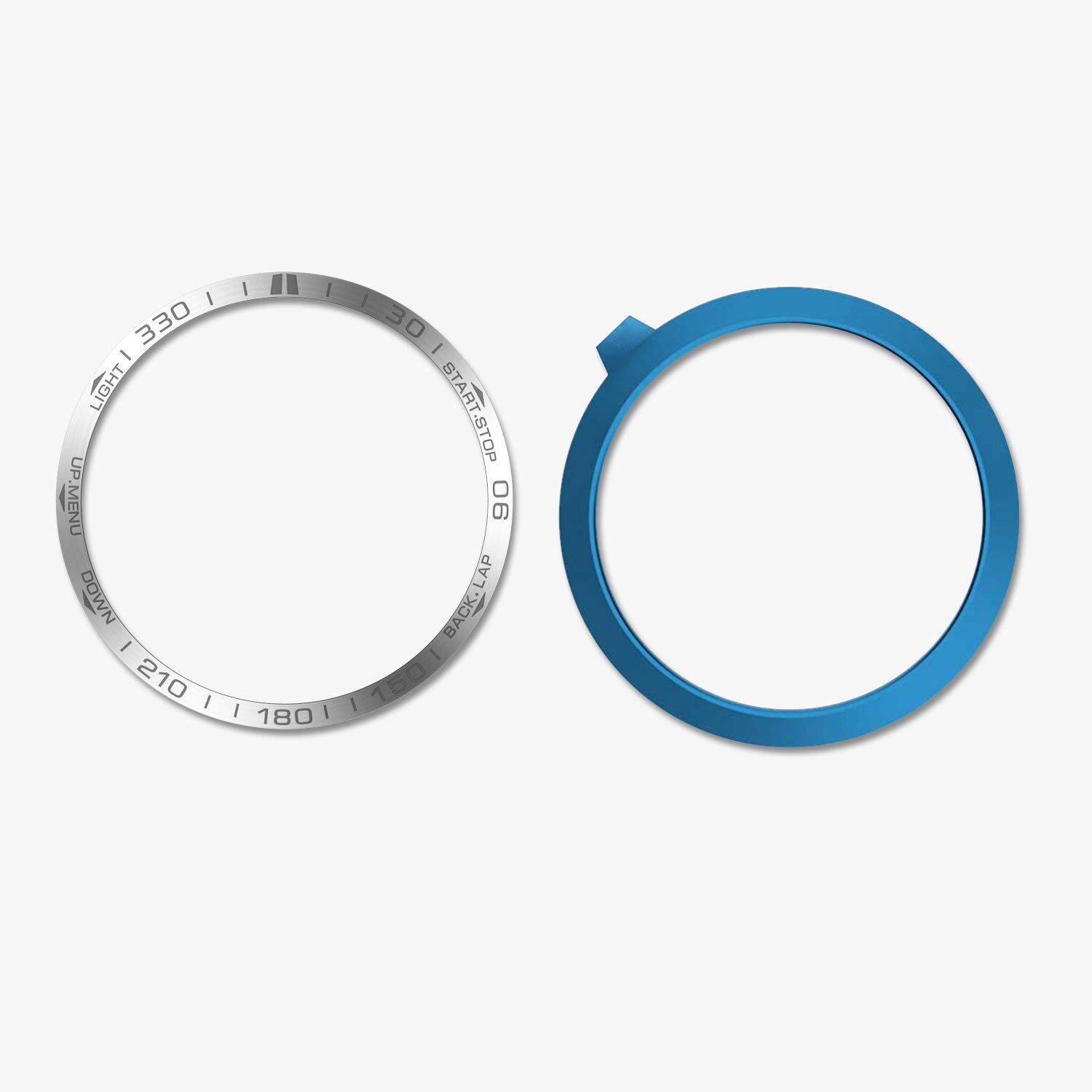 Steel Case For Garmin Fenix 7 Smart Watch Bezel Ring For Garmin Fenix 7S Styling Adhesive Anti Scratch Metal Cover Accessories: Silver / For Garmin Fenix 7