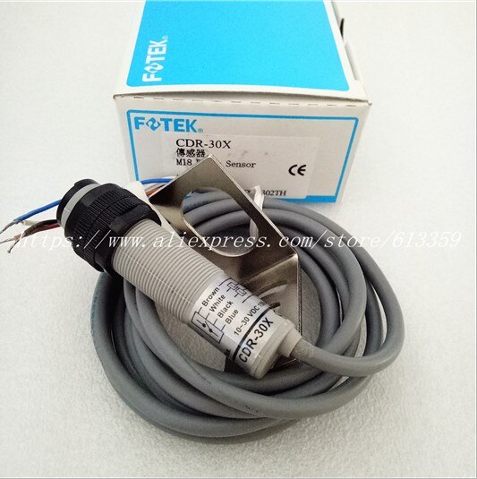 CDR-30X FOTEK M18 Diffuse Reflectie Optische Sensor Kwaliteitsborging: New CDR-30X