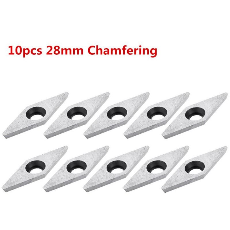 10 Pcs Hout 90HRC Hardheid Carbide Insert Cutters Voor Hout Draaien Tool Houtbewerking Draaibank Tool: D