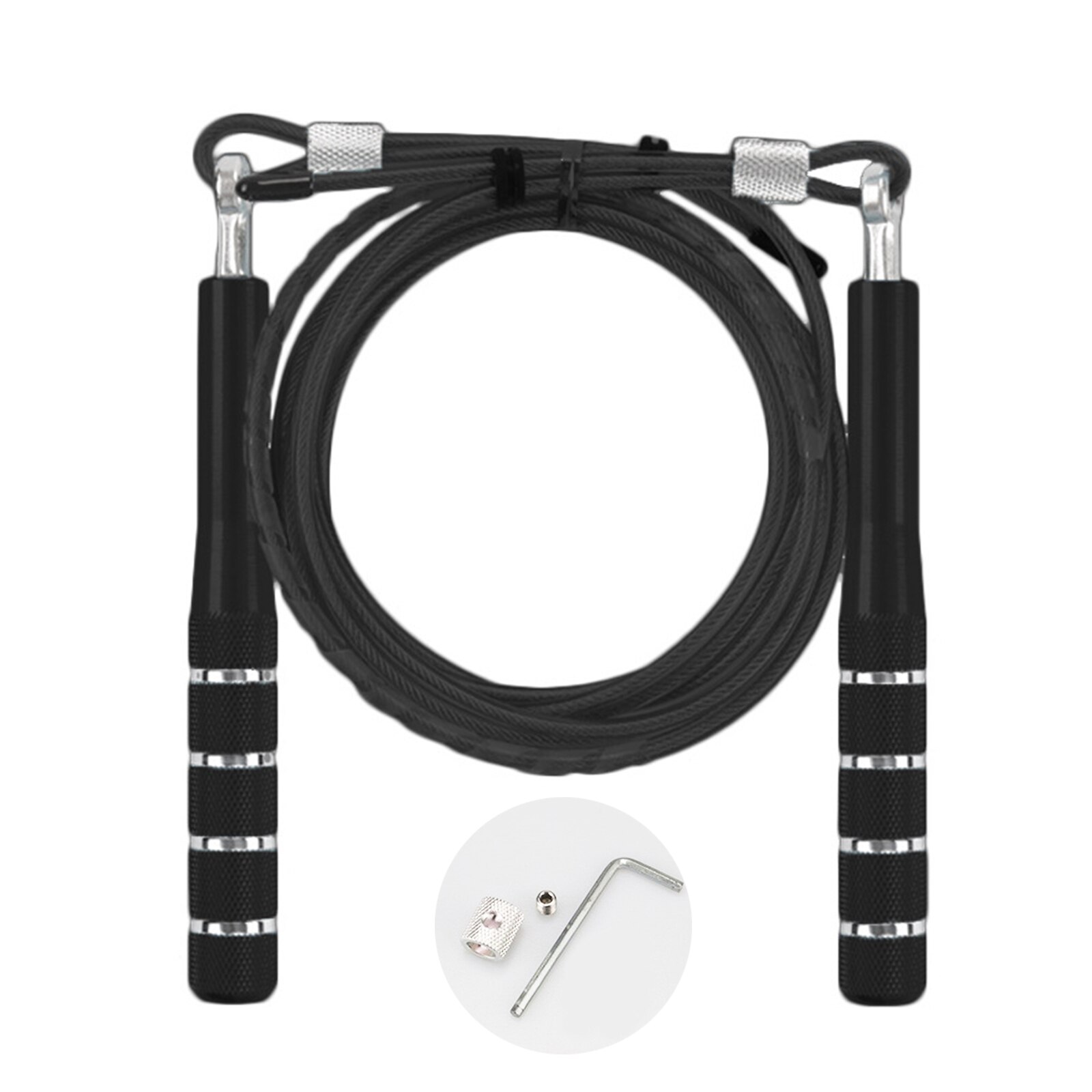 Jump Skipping Rope Cable Steel Bold 4mm Fitness Tr... β Vicedeal