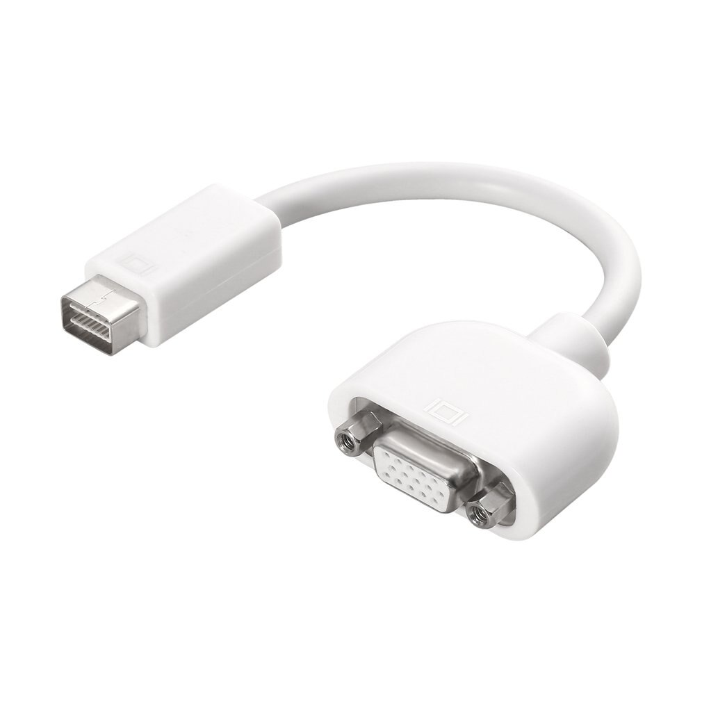 Neueste Mini DVI zu VGA Adapter Monitor Video Adapter Kabel Weiß für Apple Macbook Mehrzwecktasche Multimedia Männlich-weibliche Nicht-geschirmt