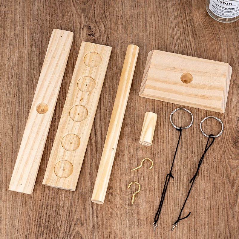 Juego de lanzamiento de anillos para adultos, juego de gancho y anillo hecho a mano, juego de lanzamiento de madera para adultos, juegos interiores y exteriores, decoración de Patio, juegos de patio