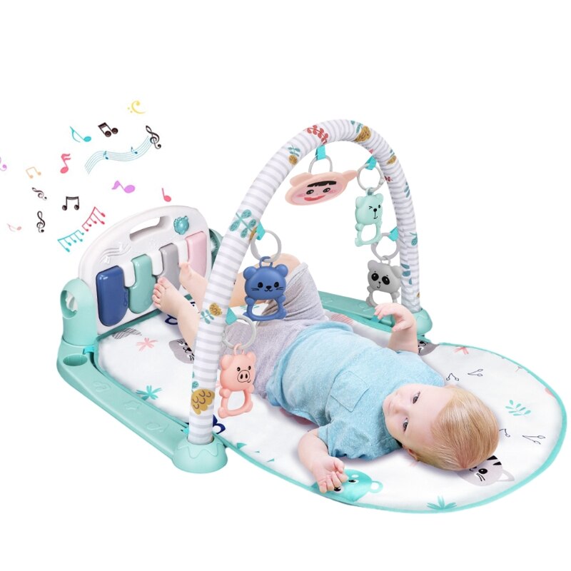 Baby Bed Dier Haning Rammelaar Katoen Decoratie Met Belletje Baby Game Pad Baby Voor Baby Brain Training