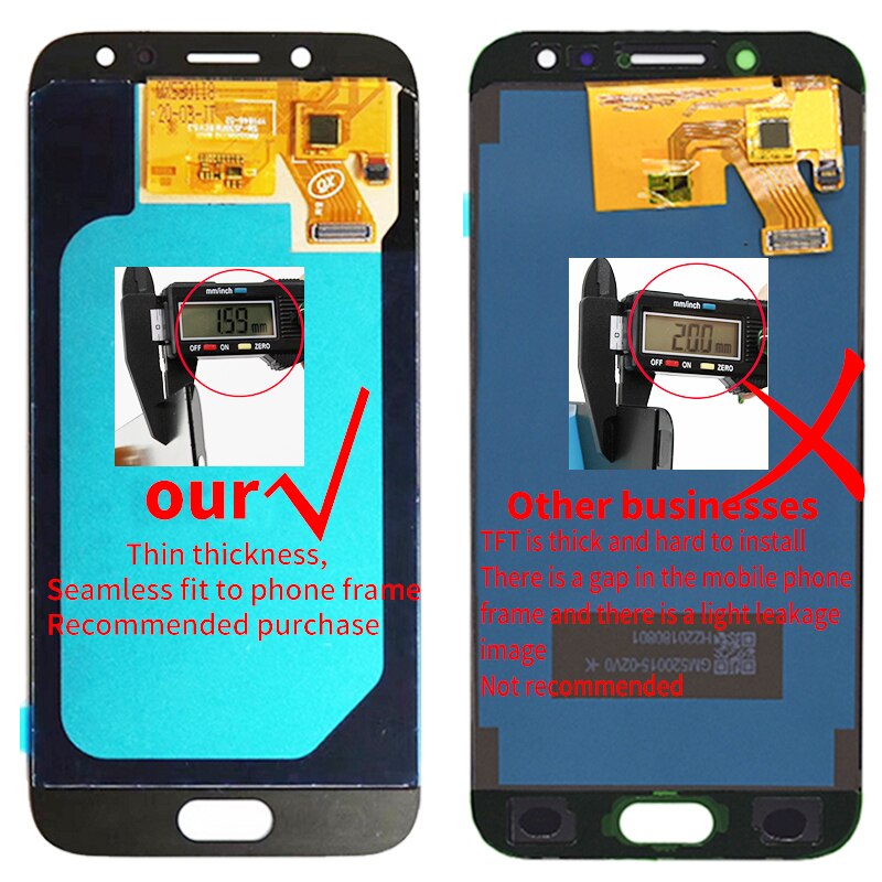 For Samsung Galaxy J5 J530 J5 Pro SM-J530F J530M LCD Display Touch Screen Digitizer Assembly For J5 J530 LCD Screen 5.2"