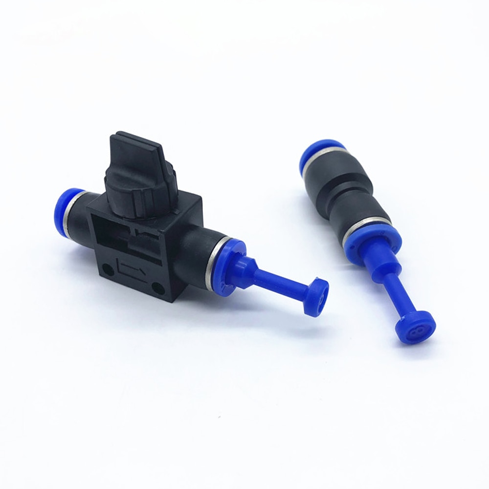 10pcs a lot Joint pipe 4mm 6mm 8mm 10mm 12mm 16mm pneumatic plugs plastic connector tube plug