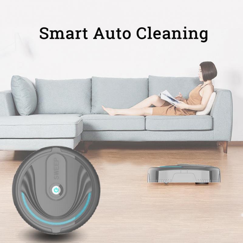 Robot de barrido inteligente para el hogar, aspirador de giro automático por inducción, poco ruido, electrostático, azulejos de cerámica, Robots limpiadores de suelo