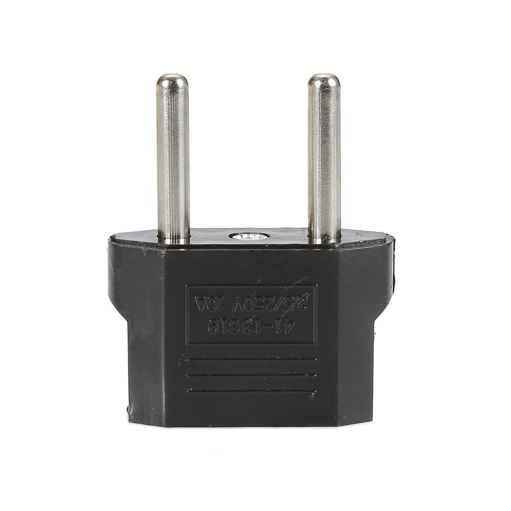 1pcs US To EU Plug Power Plug Converter Travel Adapter Portable Pins Socket Converter Travel Electrical Power Adapter Socket: Default Title