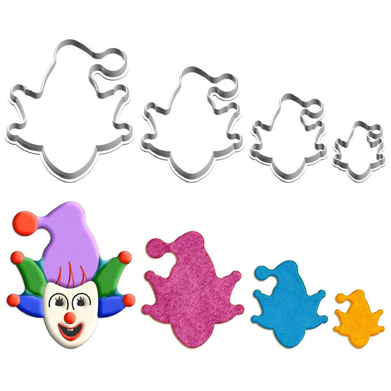 Cartoon Playing Card King,Spades Hearts Clubs Diamonds,Plastic Mold,Cake Fondant Tools,Cookie Sushi and Fruits Cutters