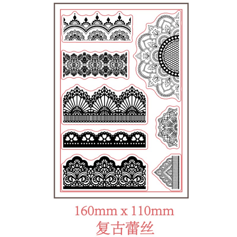 1pc Plumeria Flower Clear Stamps Flower Transparent Stamps Plants Pattern Silicone Clear Stamp Seals for DIY Scrapbooking: PURPLE
